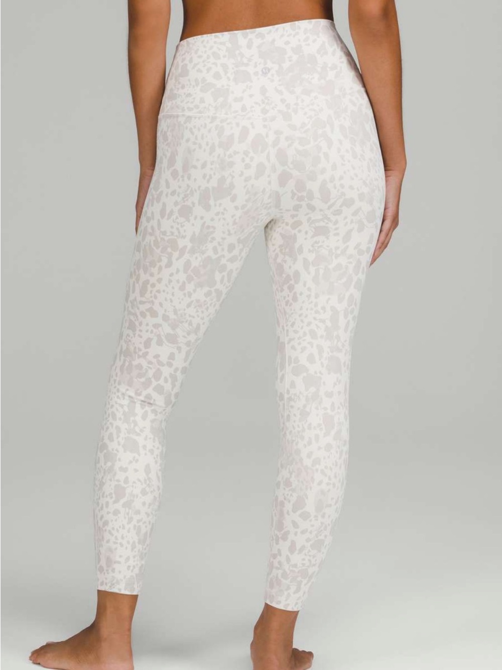 Lululemon Align High Rise Pant 25 Cheetah Camo Antique White Multi Size 4